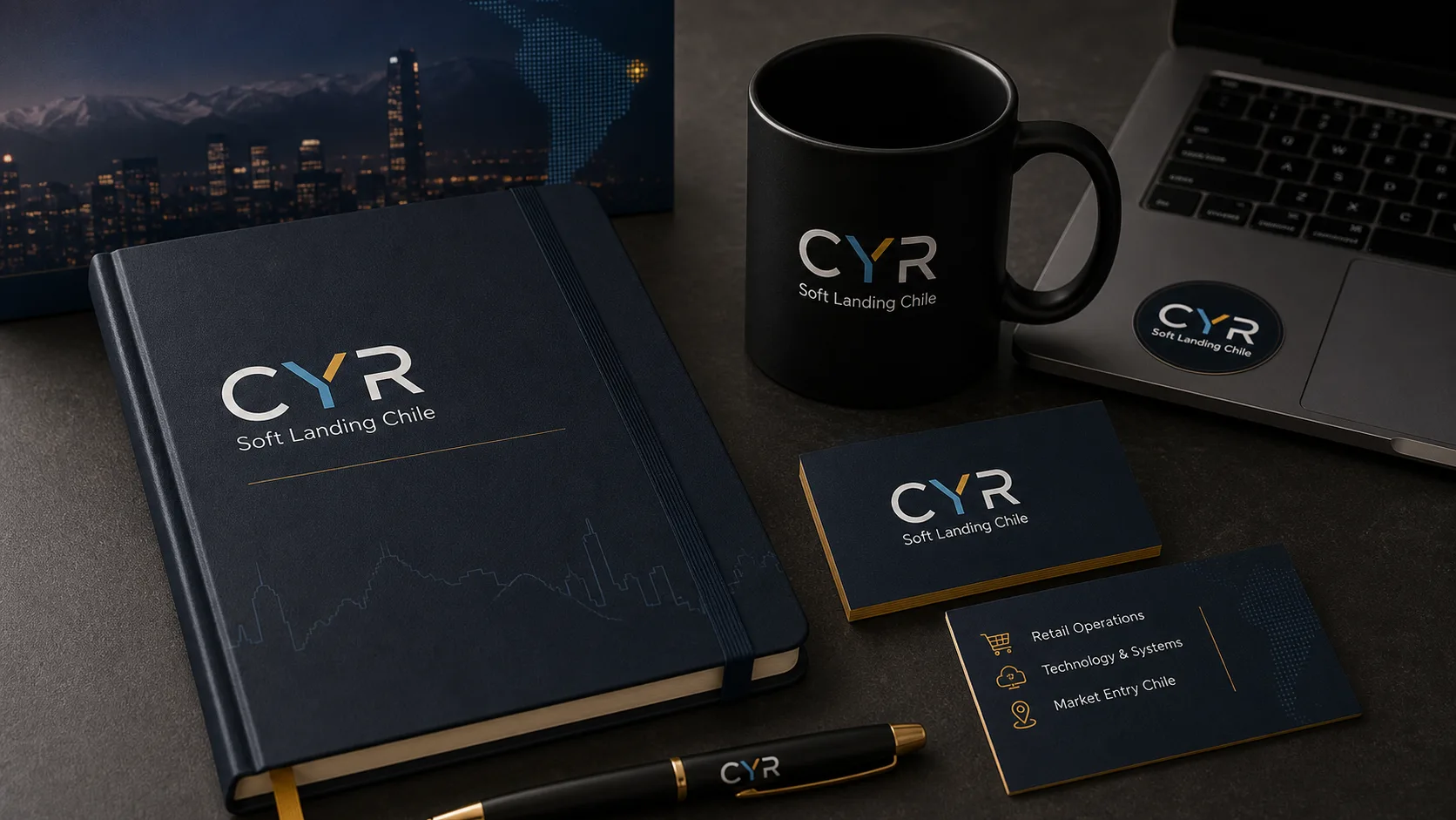 Mockup de materiales CYR